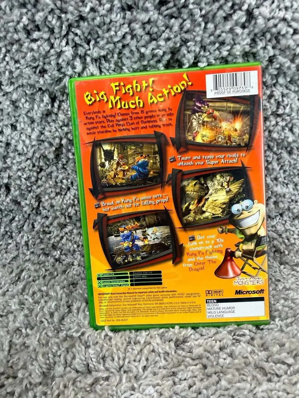 Kung Fu Chaos - Original Microsoft Xbox Video Game (Complete in Box)